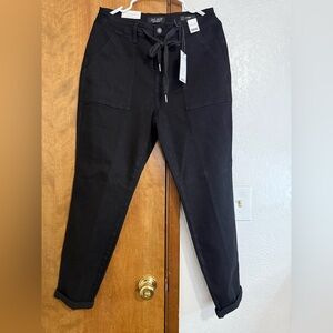 Judy Blue Black Drawstring Jogger Pants